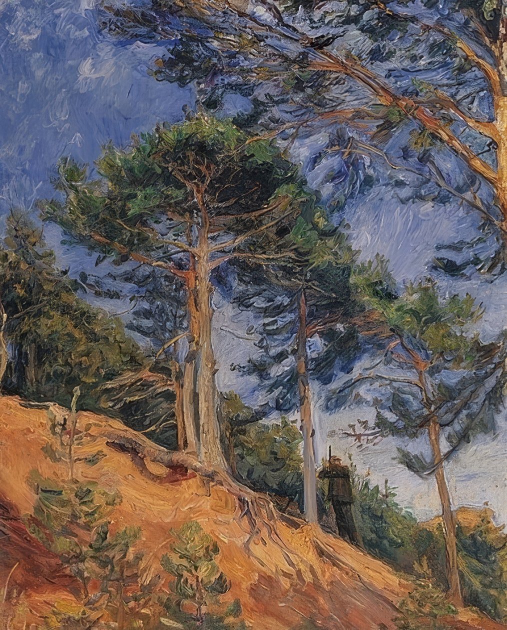 Hunter rinteessä. 1903 tekijältä Max Slevogt