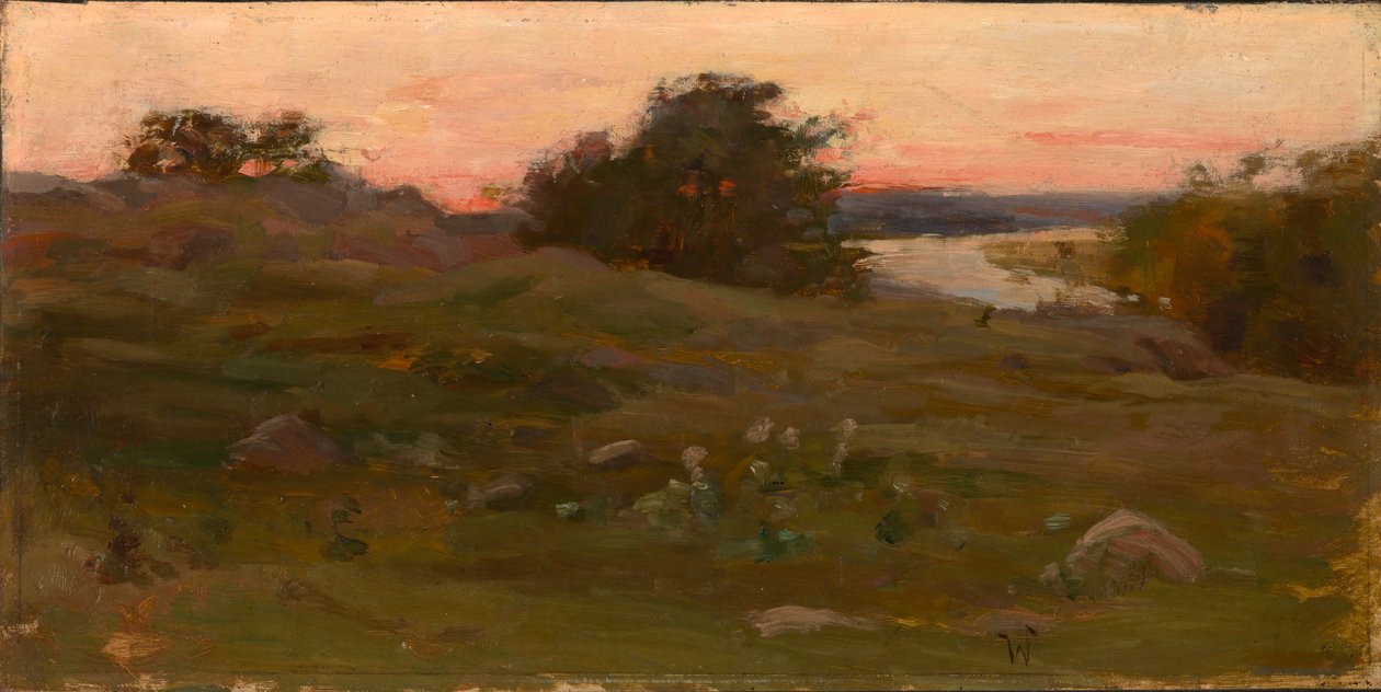 Maisema, 1800-luvun loppu - 1900-luvun alku. tekijältä Max Weyl