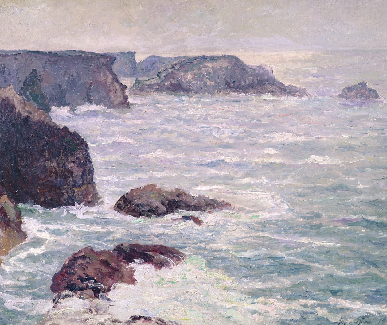 Goulphar auringon alla tekijältä Maxime Emile Louis Maufra