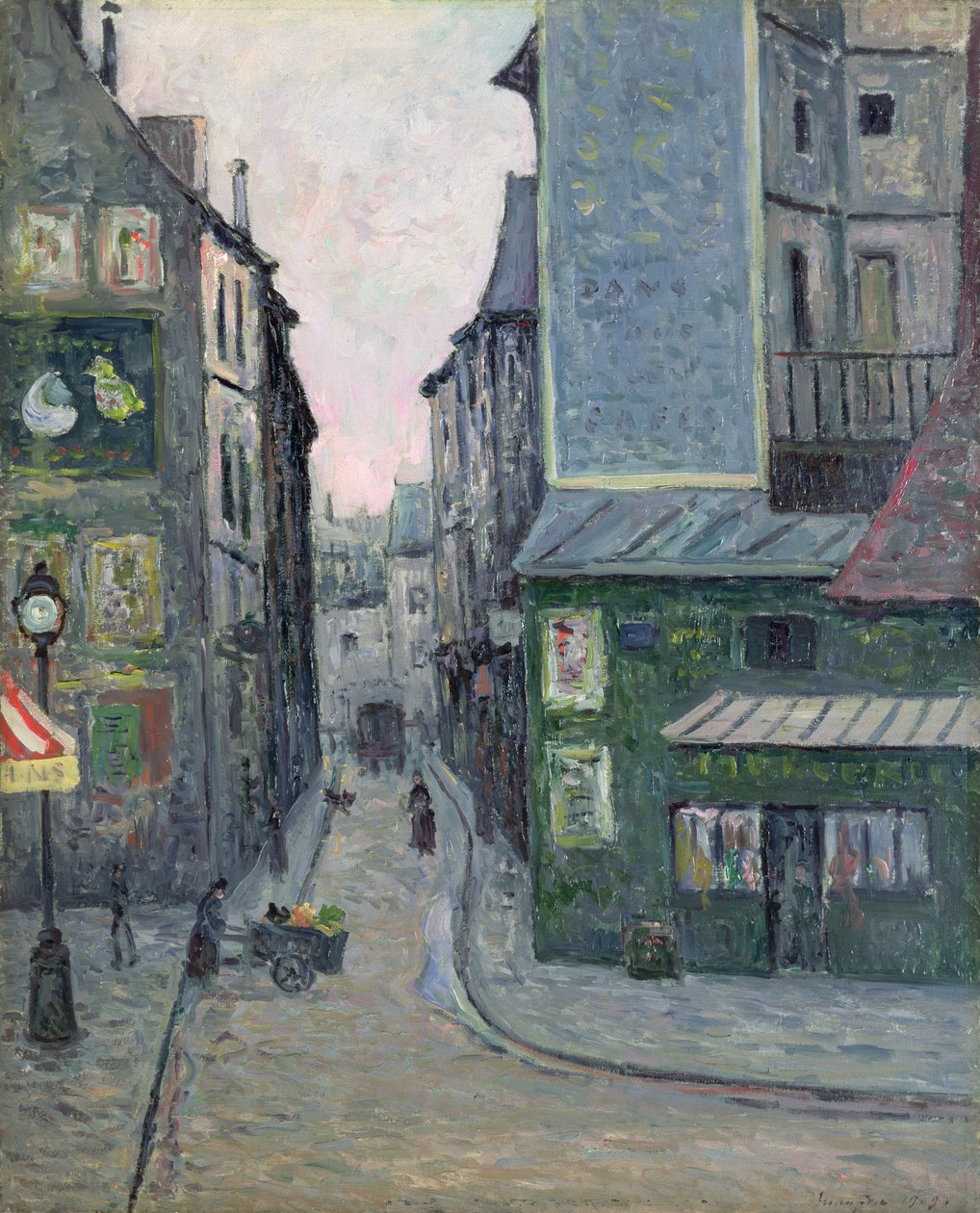 Place Saint Andre des Arts, Rue Suger, Pariisi tekijältä Maxime Emile Louis Maufra