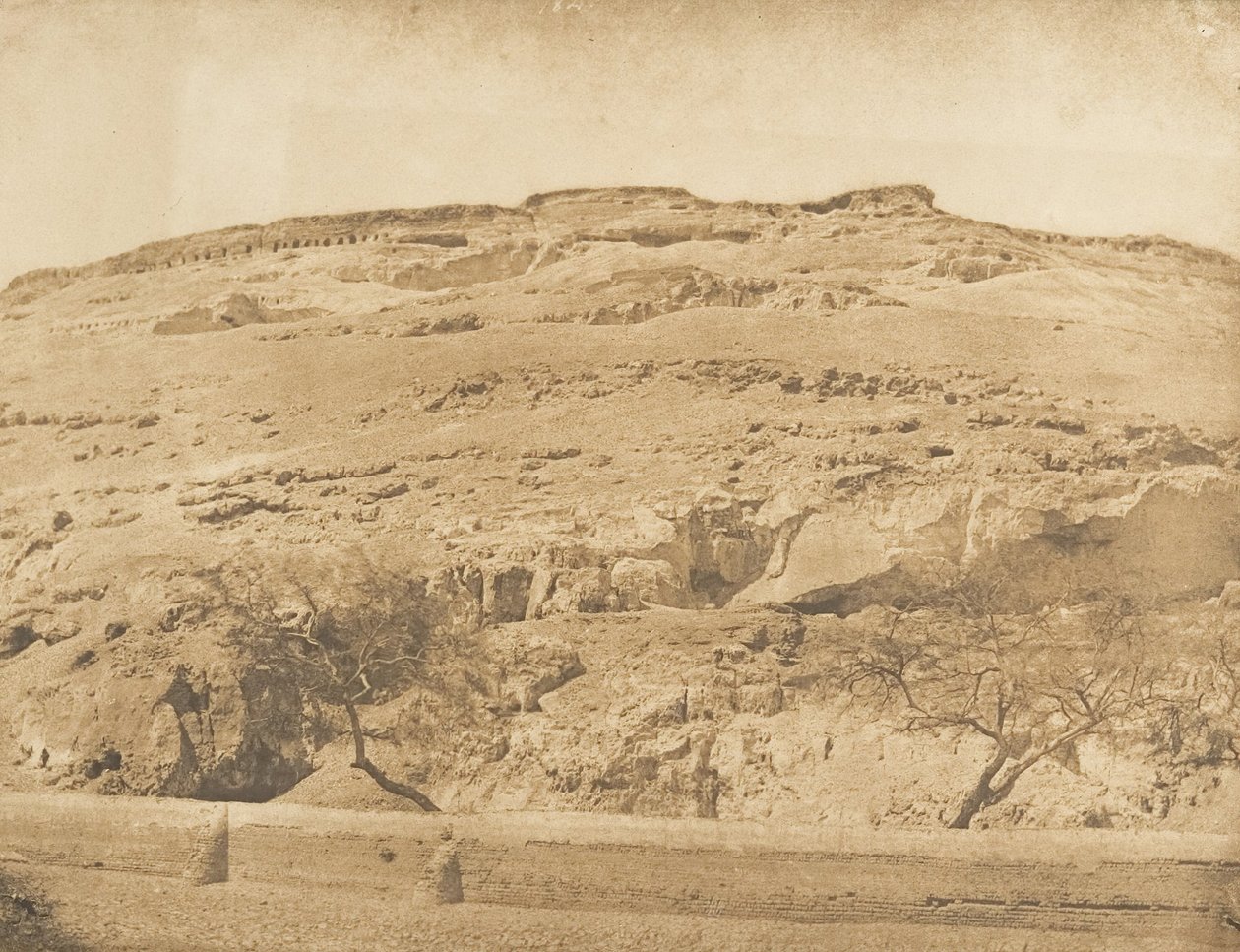 Muinainen Lycopoliksen nekropolis, Syout, 1849-50. tekijältä Maxime Du Camp