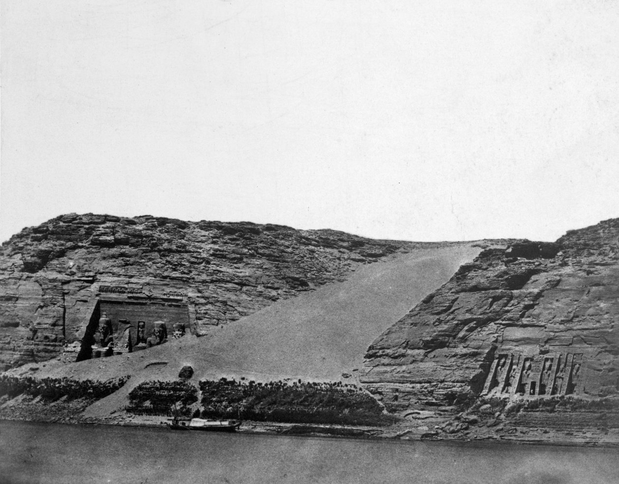 Muinaiset Egyptin temppelit, Egypti, 1852. tekijältä Maxime Du Camp
