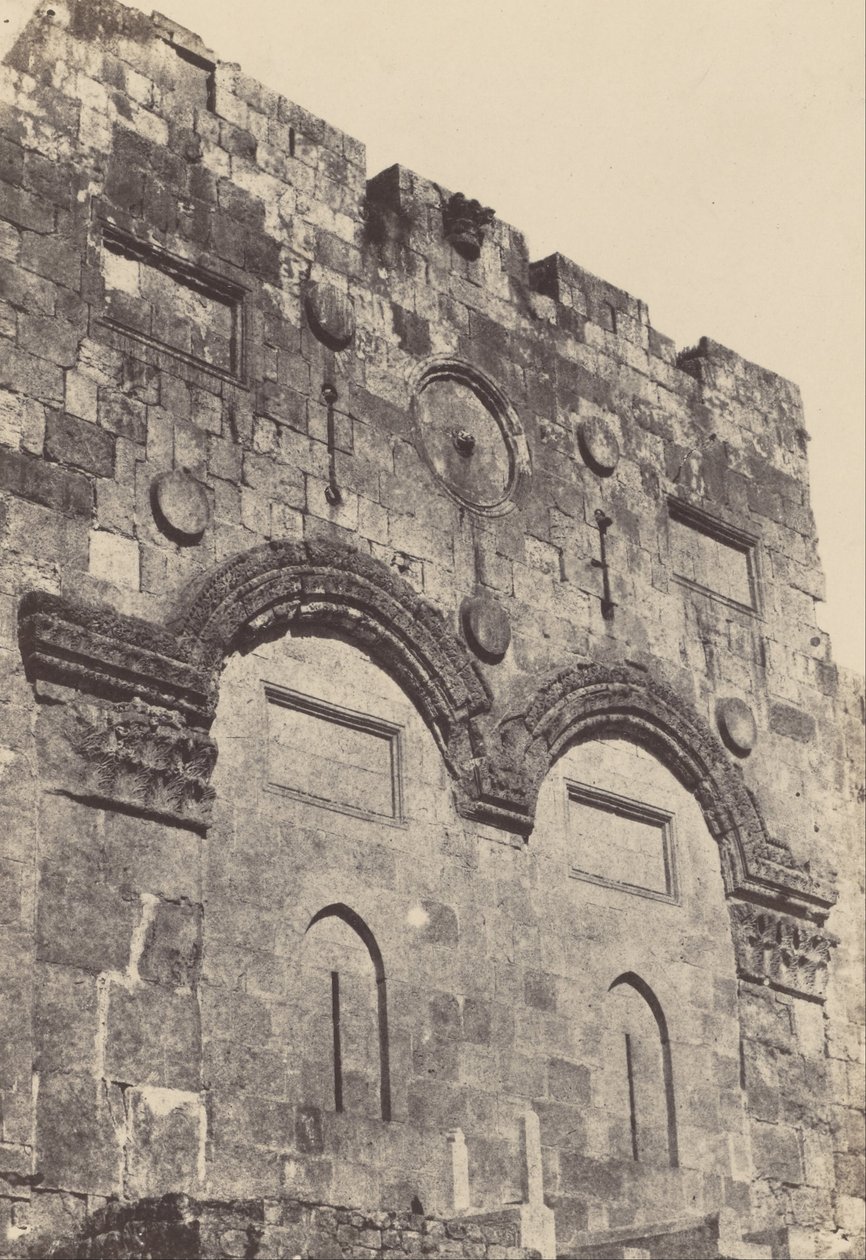 Palestiina. Jerusalem. Porte Dorée tekijältä Maxime Du Camp