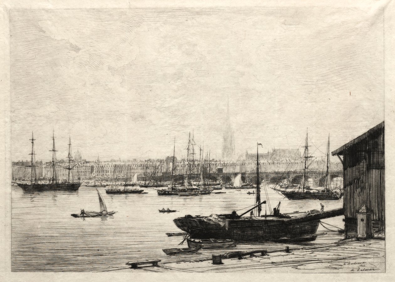 Bordeaux, 1866. tekijältä Maxime Lalanne