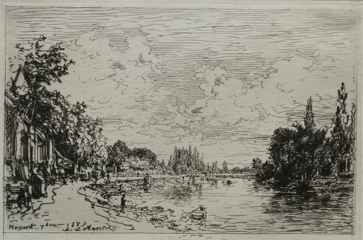 Noyant, 1883. tekijältä Maxime Lalanne