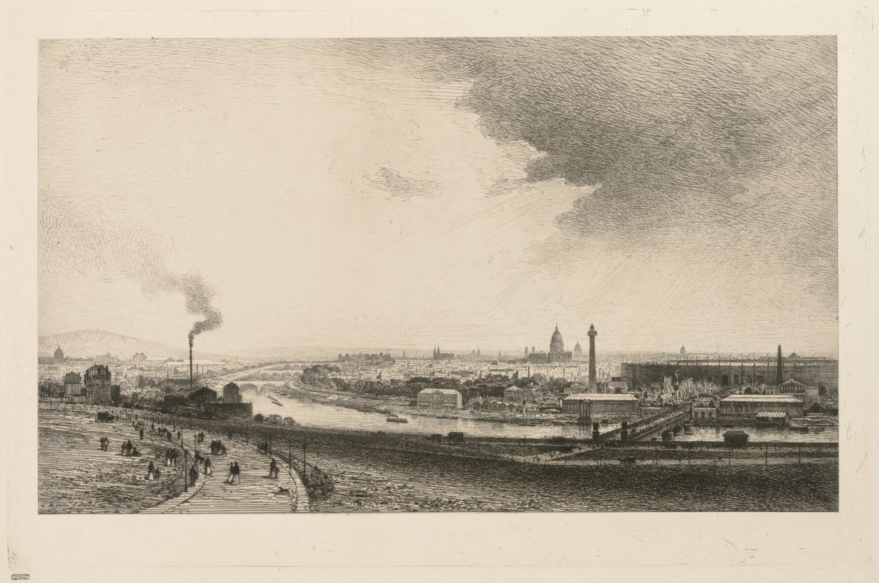 Seinen varrella, 1867. tekijältä Maxime Lalanne