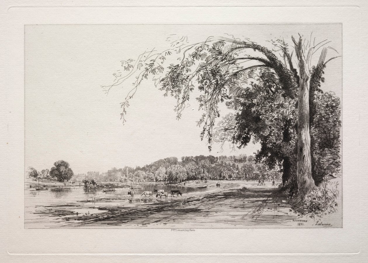 Richmond, 1871. tekijältä Maxime Lalanne