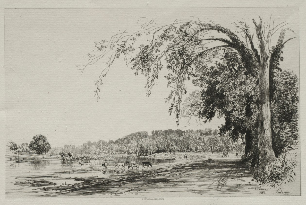Richmond, 1871. tekijältä Maxime Lalanne
