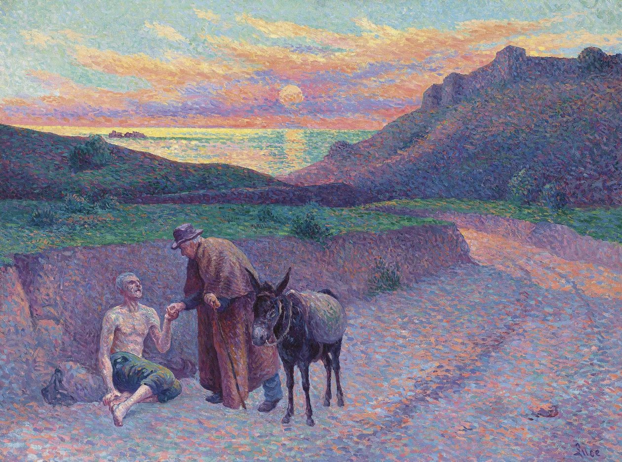  Laupias samarialainen tekijältä Maximilien Luce