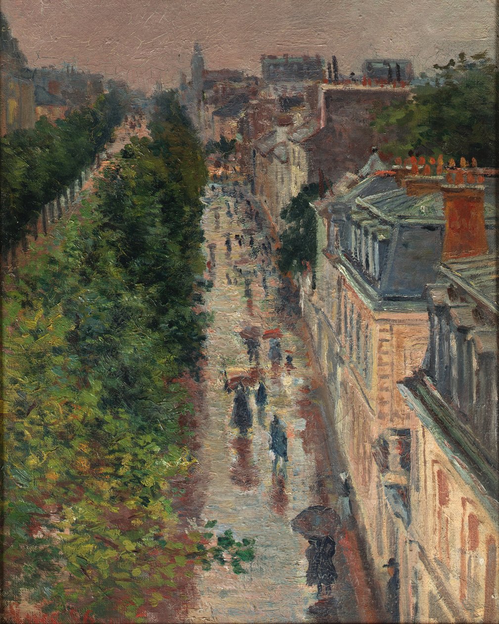 Scène de Rue Pariisissa tekijältä Maximilien Luce