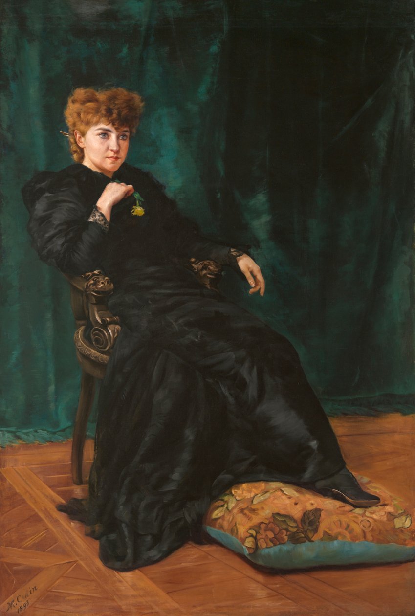 Minnie Maddern Fiske, 1893. tekijältä Maximilien Colin