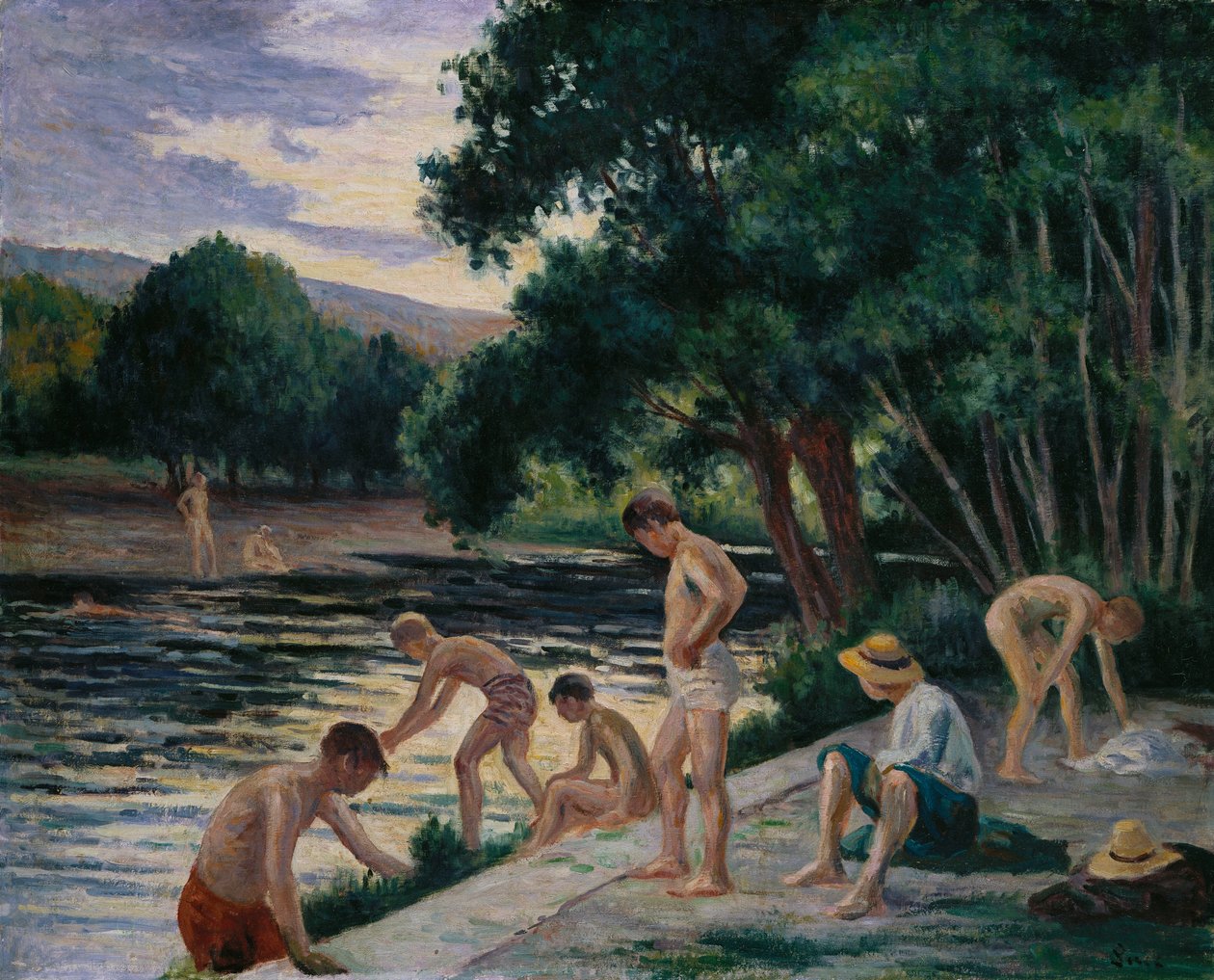 Kylpejät parannuksilla tekijältä Maximilien Luce