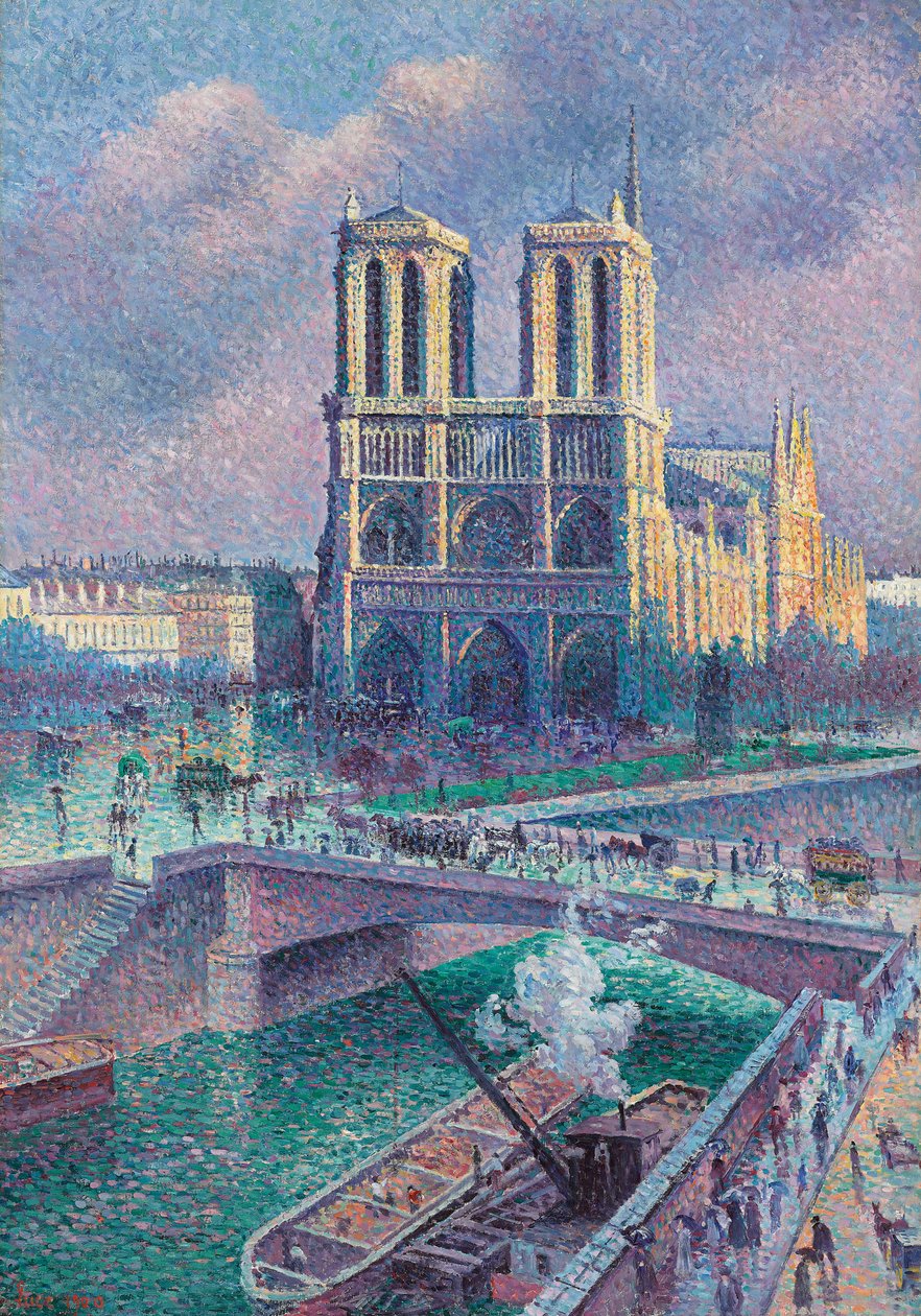 Pariisin Neitsyt Maria, 1900 tekijältä Maximilien Luce
