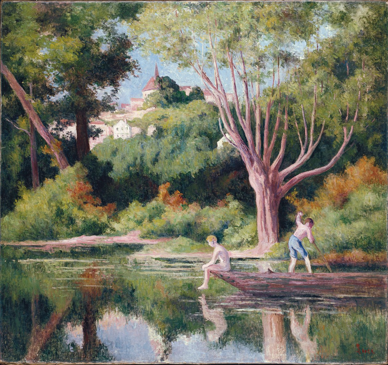 Rolleboise, uiminen tekijältä Maximilien Luce