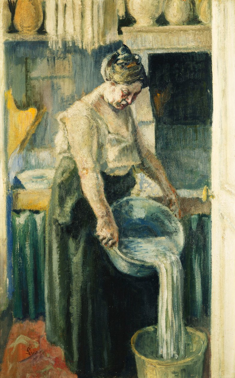 TheLaundress; Pesutar, tekijältä Maximilien Luce