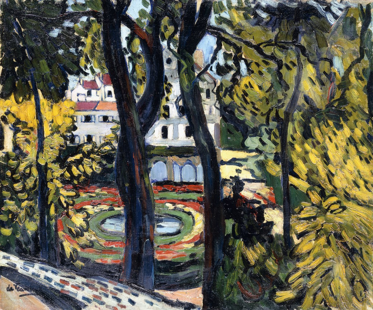 Seine ja Pont Saint-Michel, 1900 tekijältä Maximilien Luce