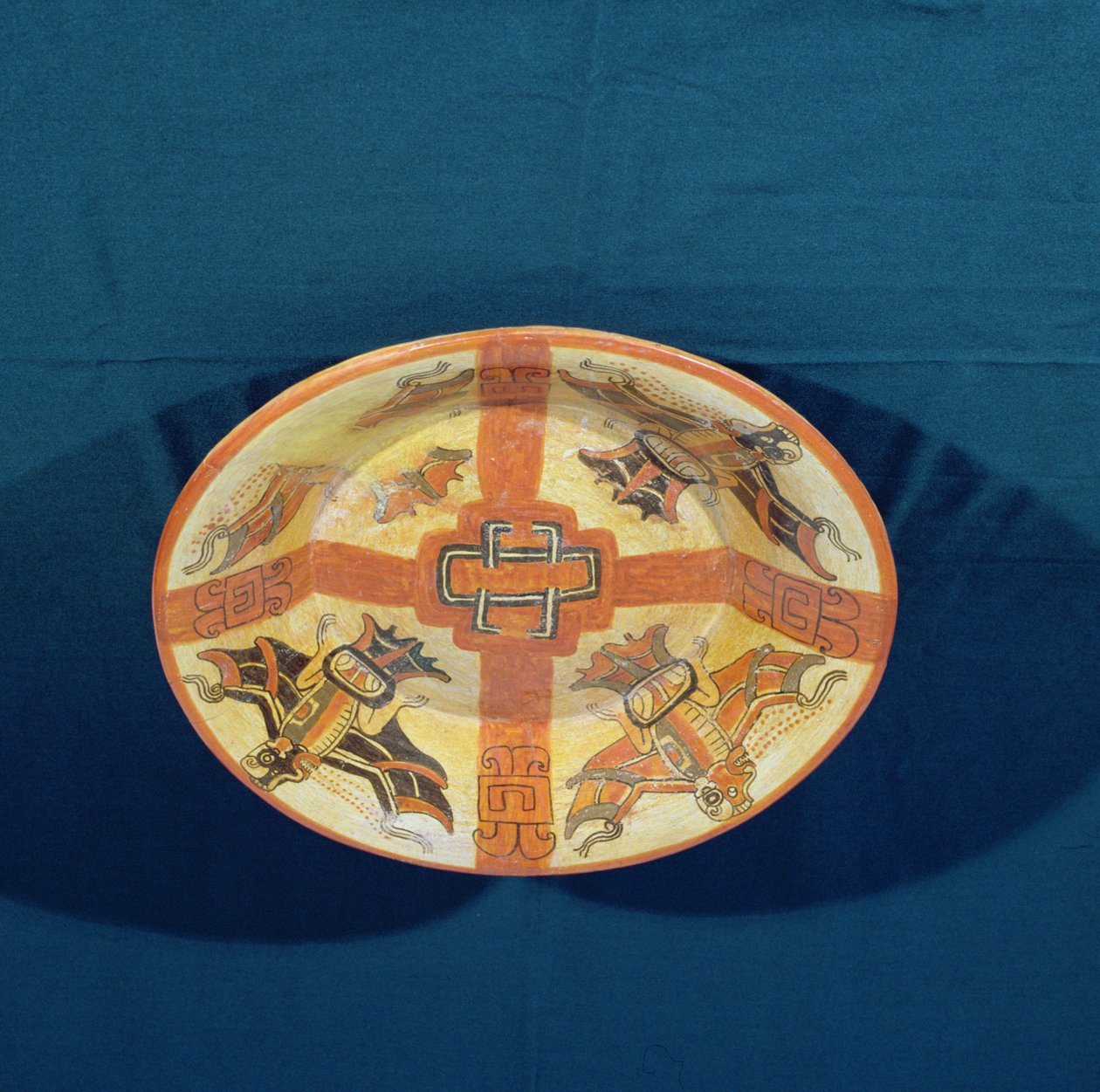 Hautausalus löydetty Balamkun haudasta, Yucatanin niemimaalta, Meksikosta, varhaisklassinen aika (300-600 jKr) (terrakotta) tekijältä Mayan
