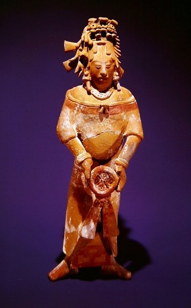 Figuriini, Campeche, Jaina-tyyli, Late Classic (keramiikka) tekijältä Mayan