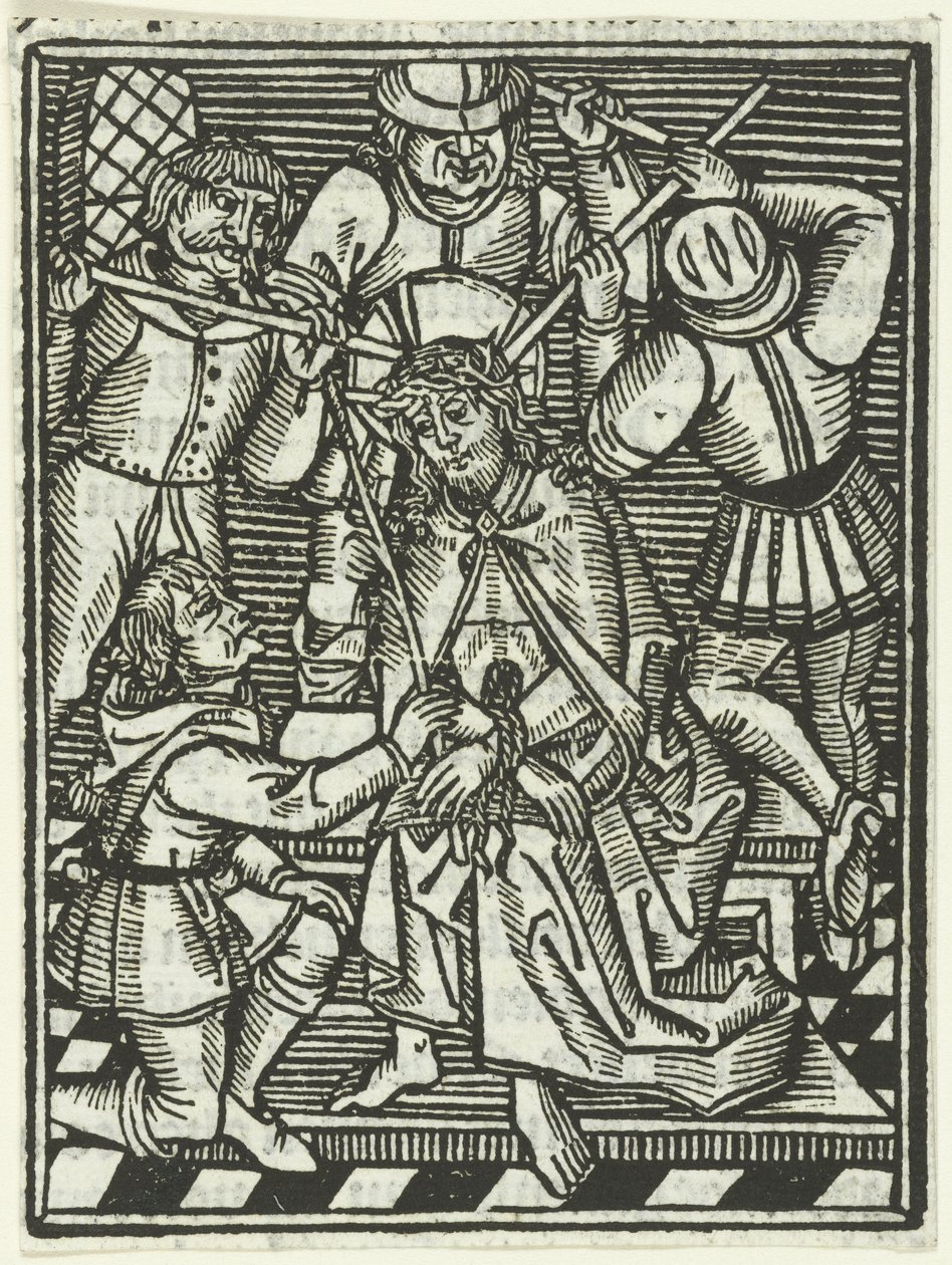 Orjantappurien kruunu tekijältä Meester van de Delbecq Schreiber Passie (attributed to)