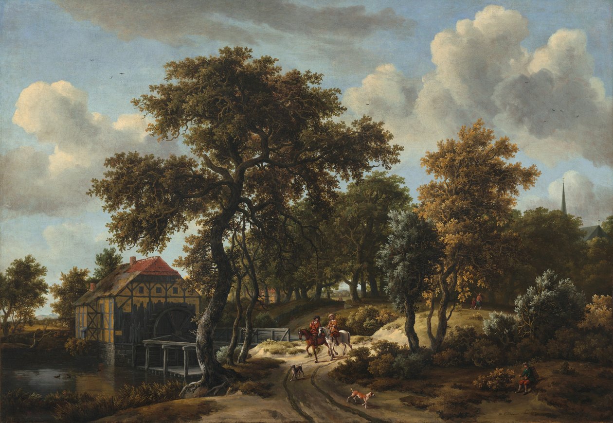 The Travelers, 166[2]. tekijältä Meindert Hobbema