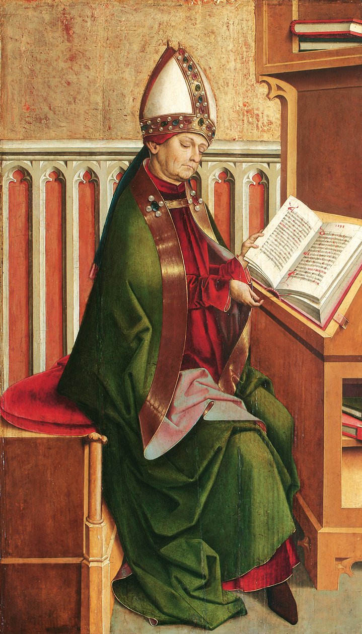 St. Ambrose tekijältä Meister von Großgmain