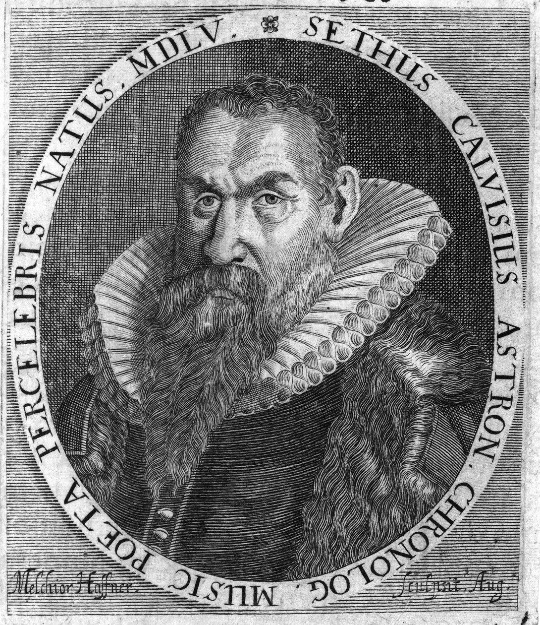 Sethus Calvisius (1556-1615). Etsaus tekijältä Melchior Haffner