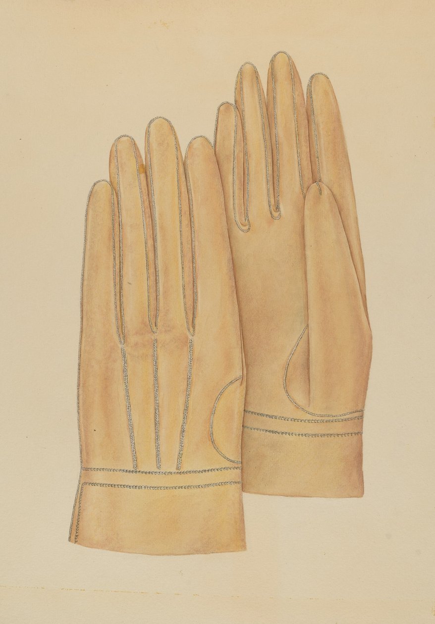 Miesten hanskat, c. 1938. tekijältä Melita Hofmann