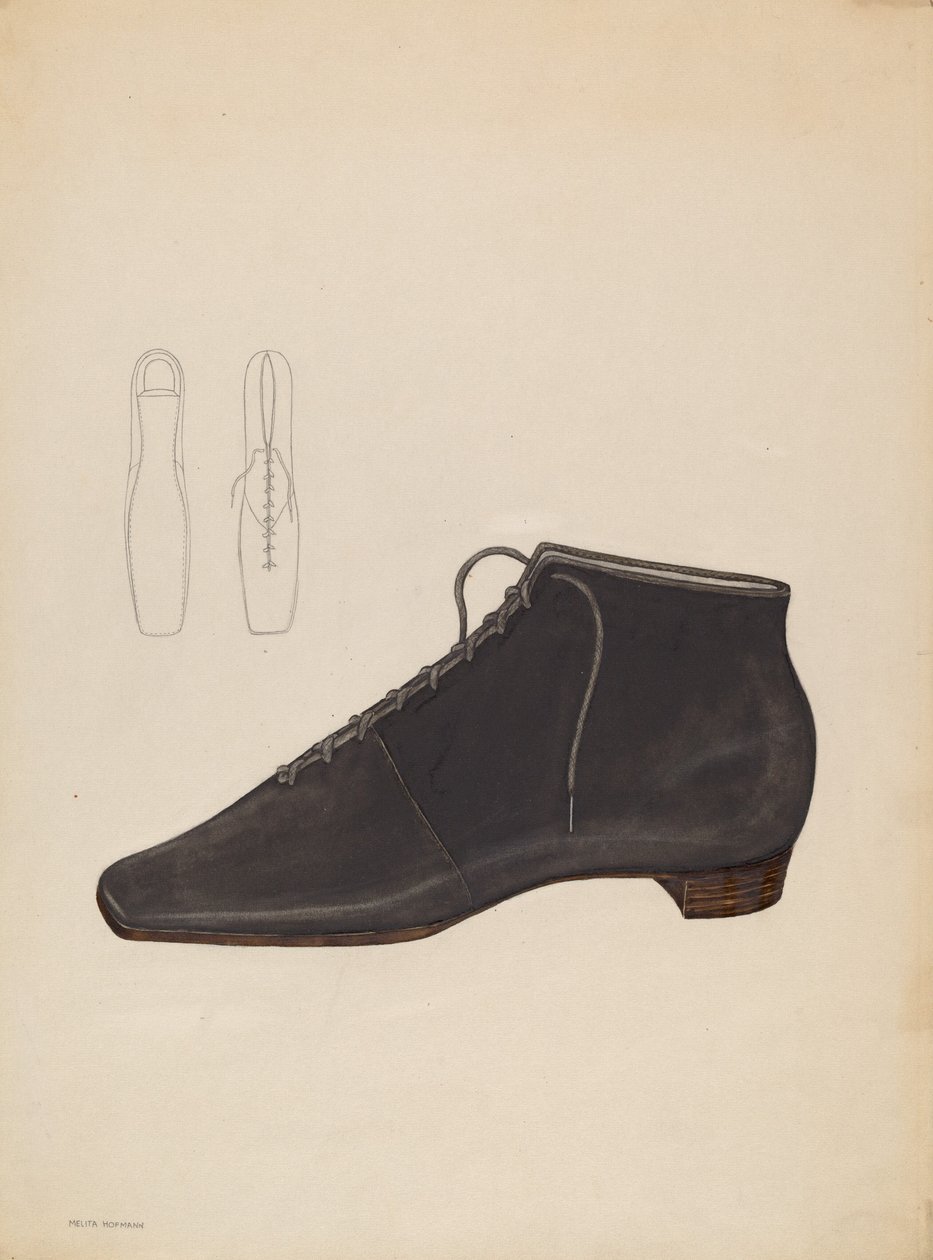 Naisten kenkä, c. 1936. tekijältä Melita Hofmann