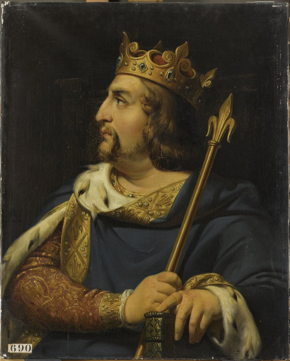 Ludvig VI, Ranska, 1837 tekijältä Merry Joseph Blondel