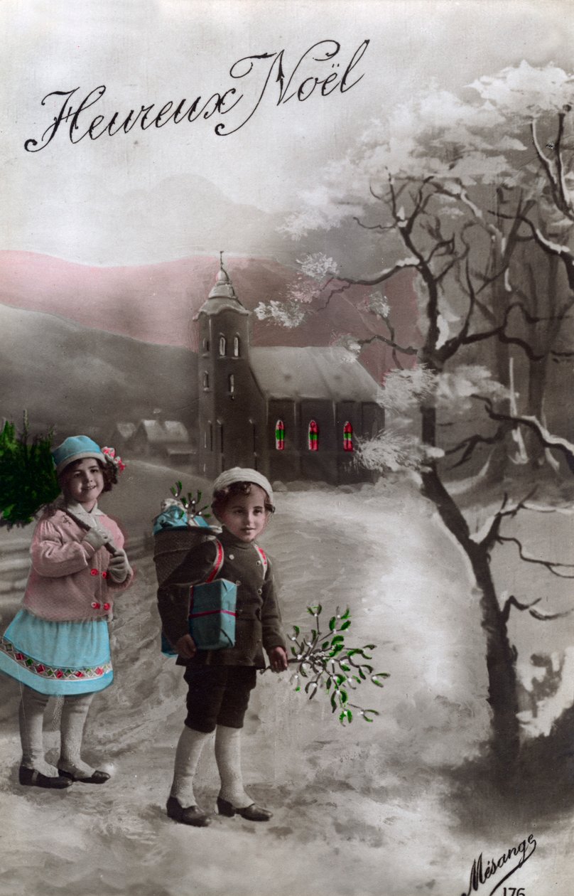 a"Hyvää joulua", Hyvää joulua, 1900-1919. tekijältä Mesange