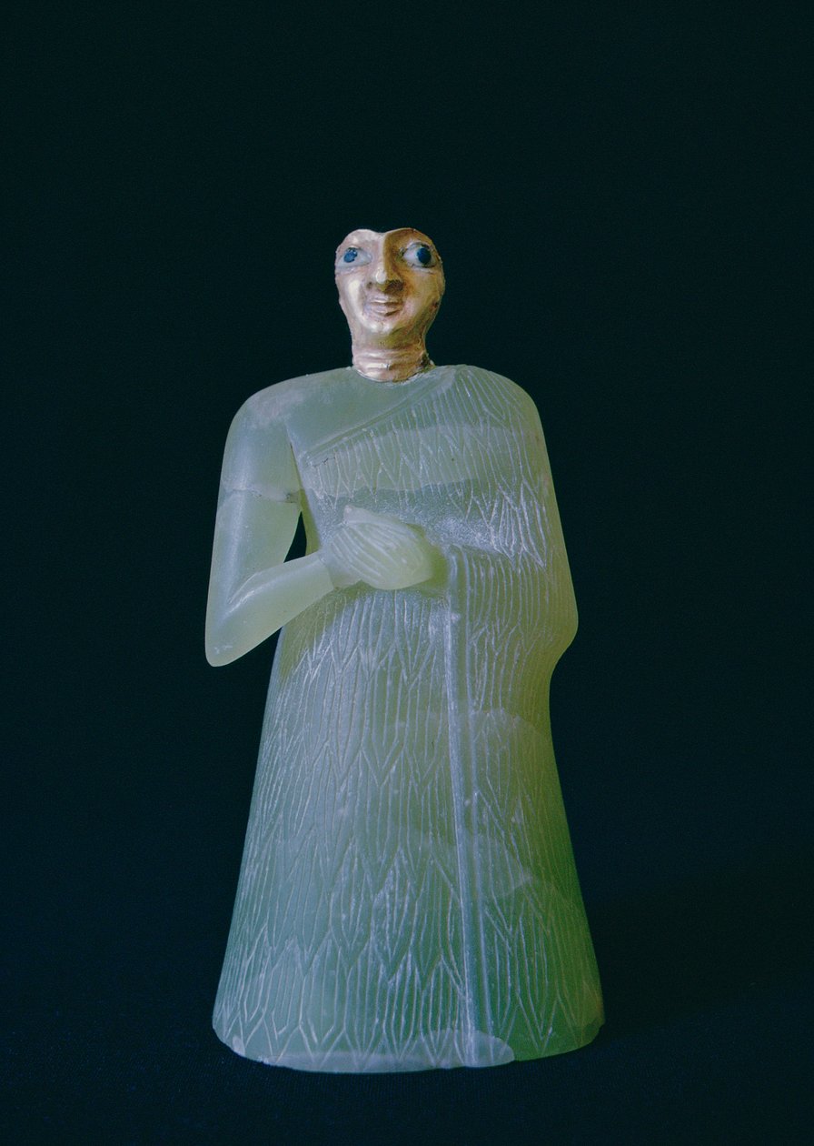 Naishahmo, Nippurista, noin 2700 eKr. (kipsi ja kulta) tekijältä Mesopotamian