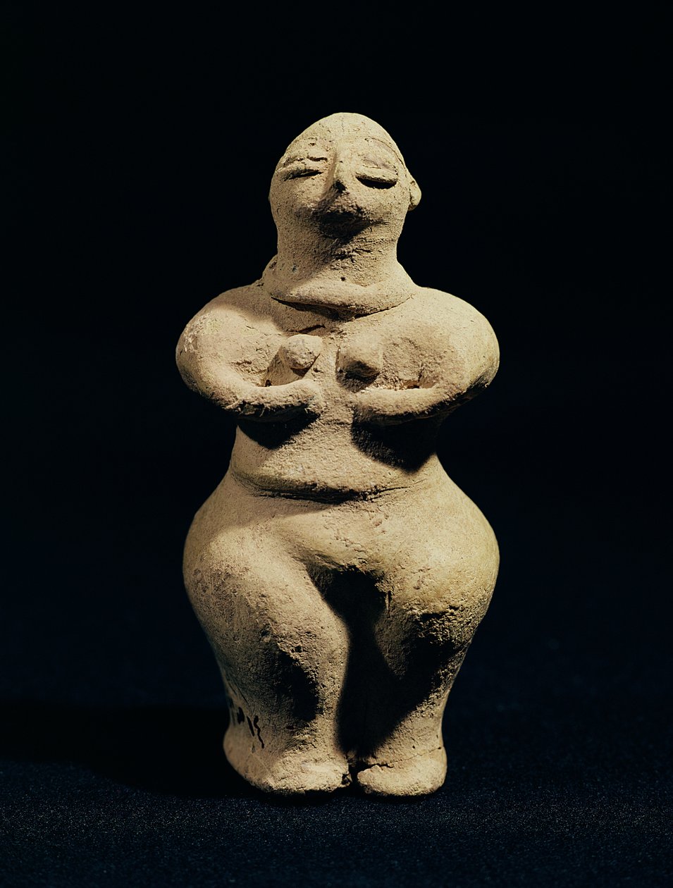 Jumalattaren patsas, 6. vuosituhat eKr. (terrakotta) tekijältä Mesopotamian