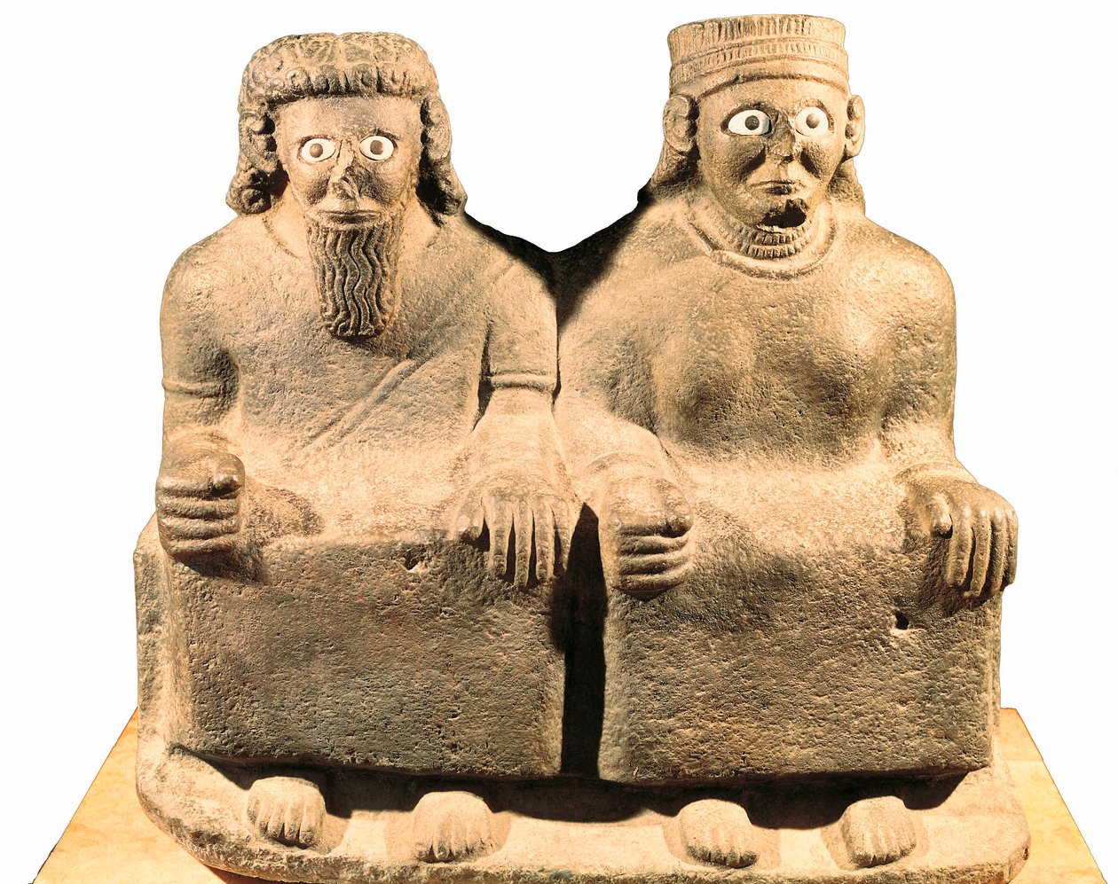 Jumala Hadad ja jumalatar Ishtar tekijältä Mesopotamian Mesopotamian