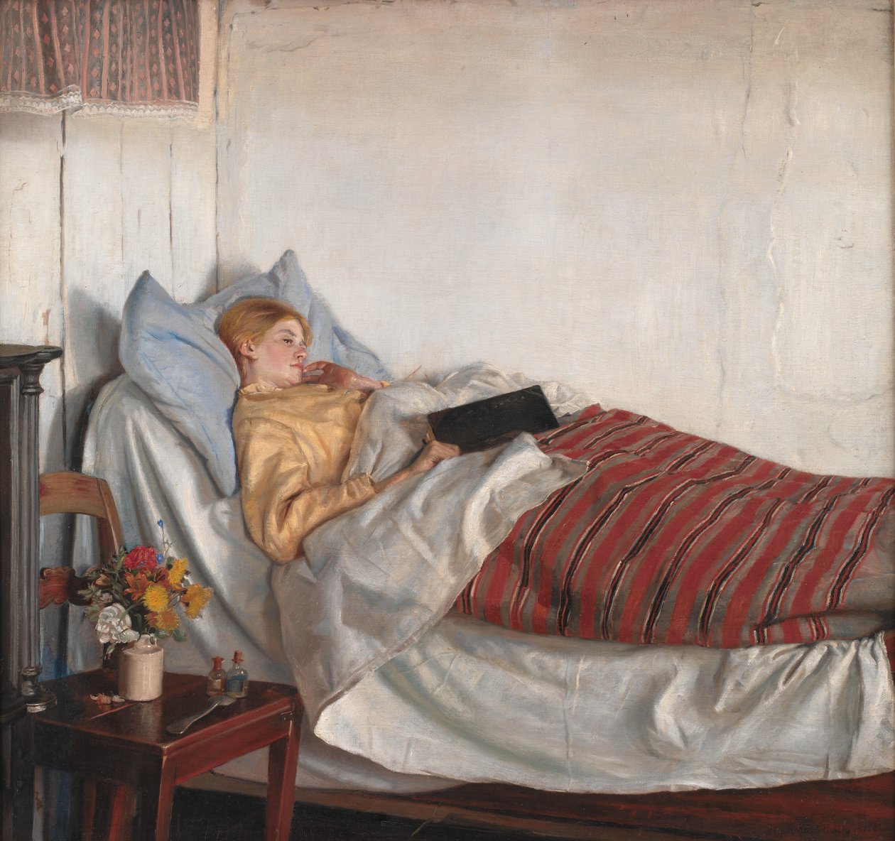 Sairas tyttö tekijältä Michael Ancher