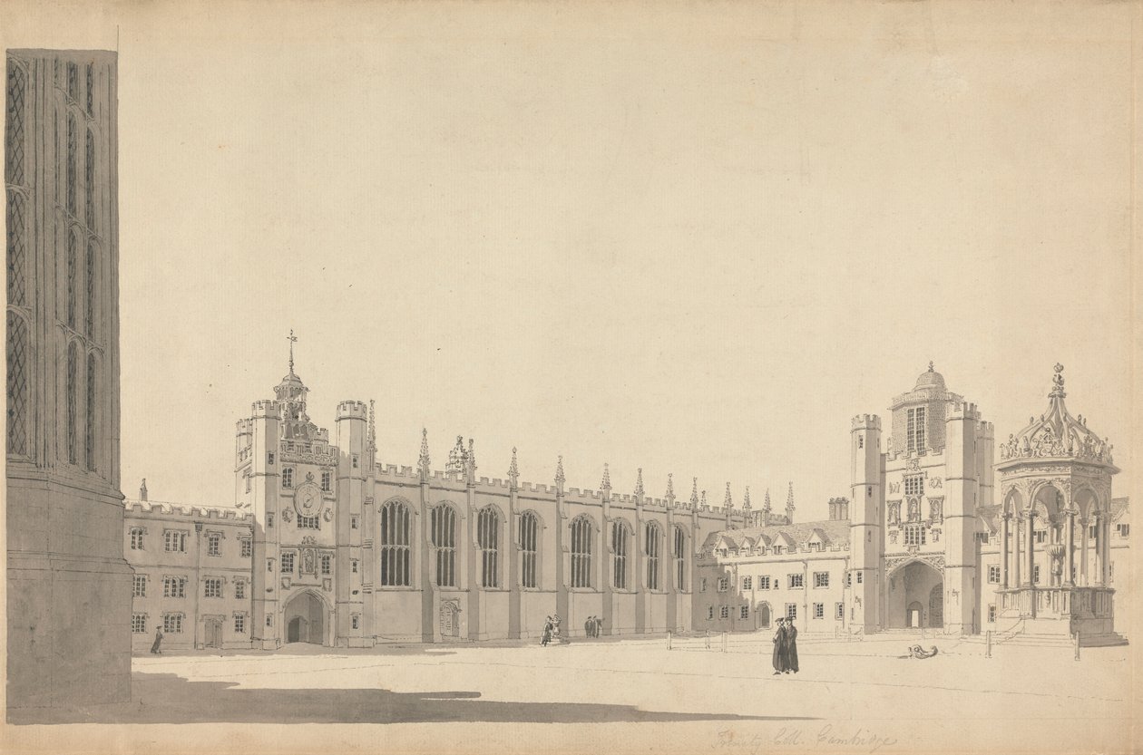 Suuri tuomioistuin, Trinity College, Cambridge tekijältä Michael Angelo Rooker
