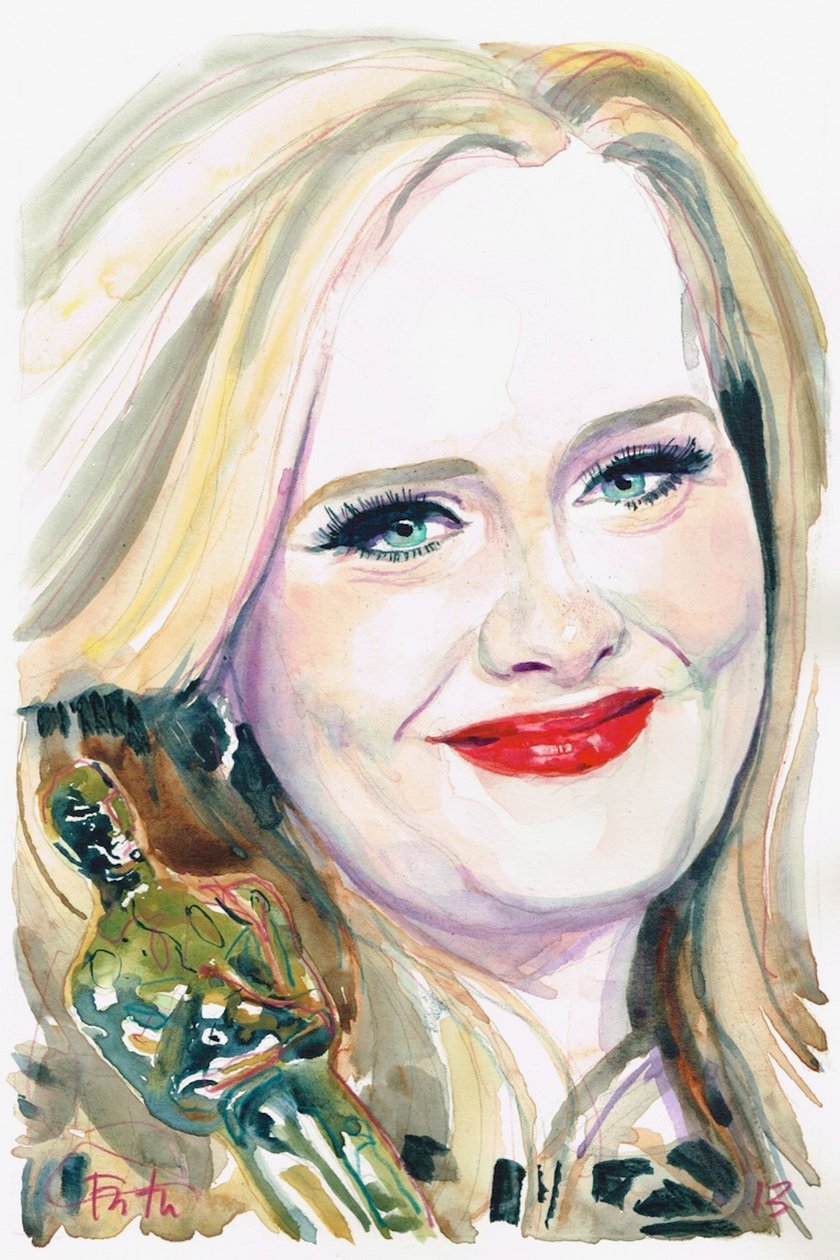 Adele (akvarelli) tekijältä Michael Frith