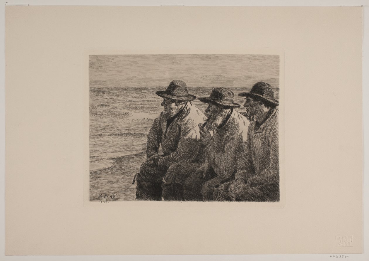 Tanskalainen: Kolme kalastajaa tekijältä Michael Peter Ancher