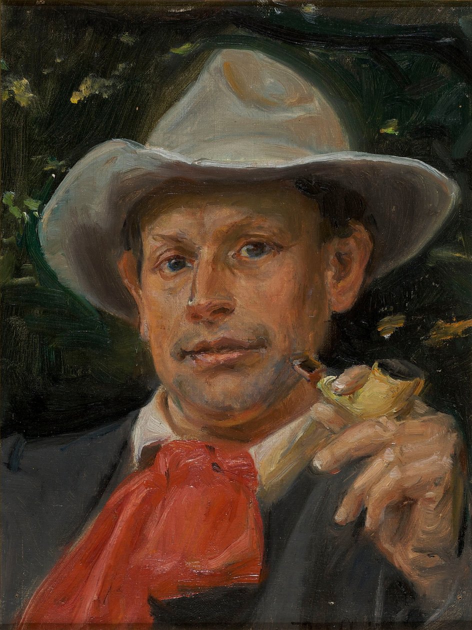 Martin Andersen Nexøn muotokuva tekijältä Michael Peter Ancher