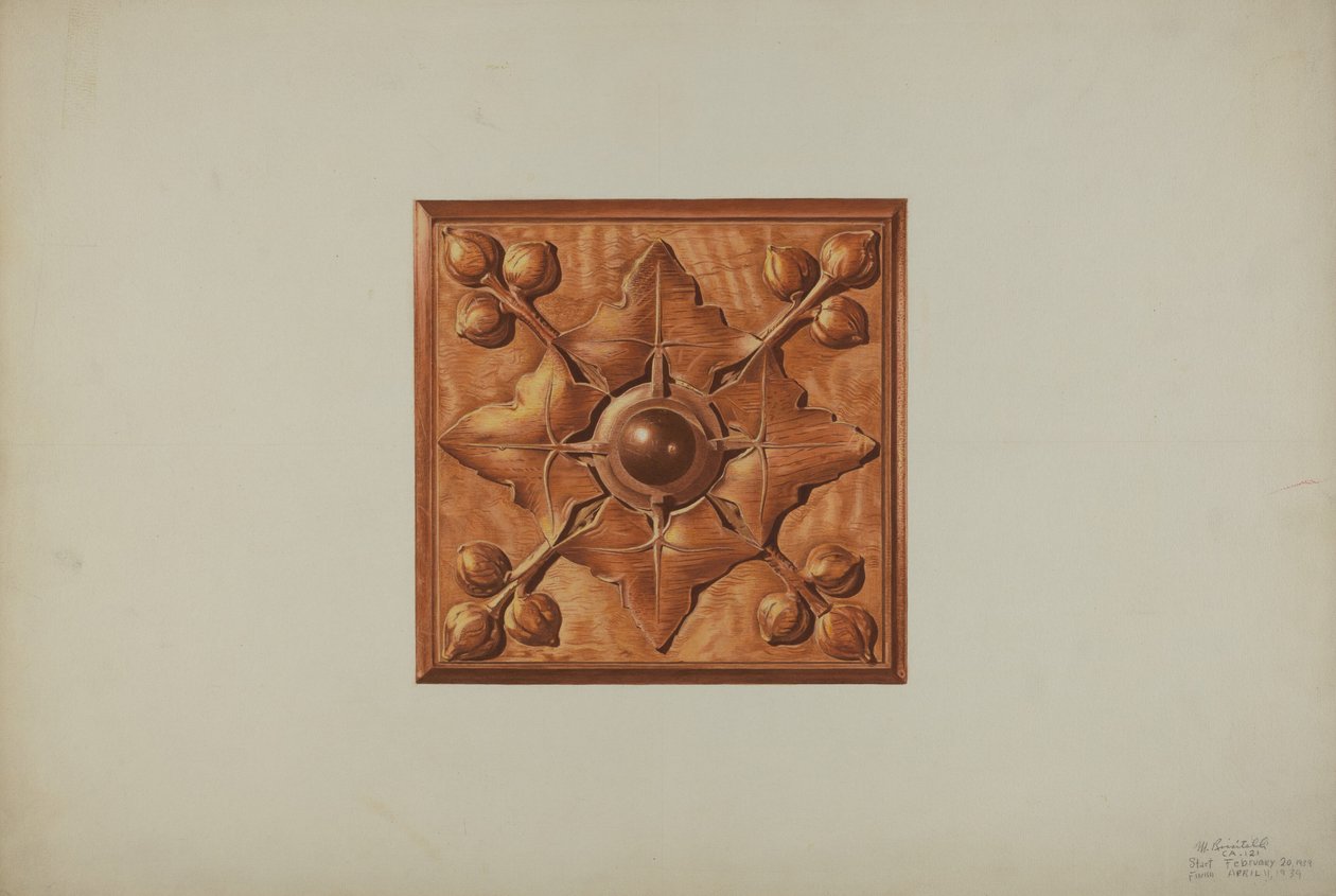 Mantel carving, 1939. tekijältä Michael Riccitelli