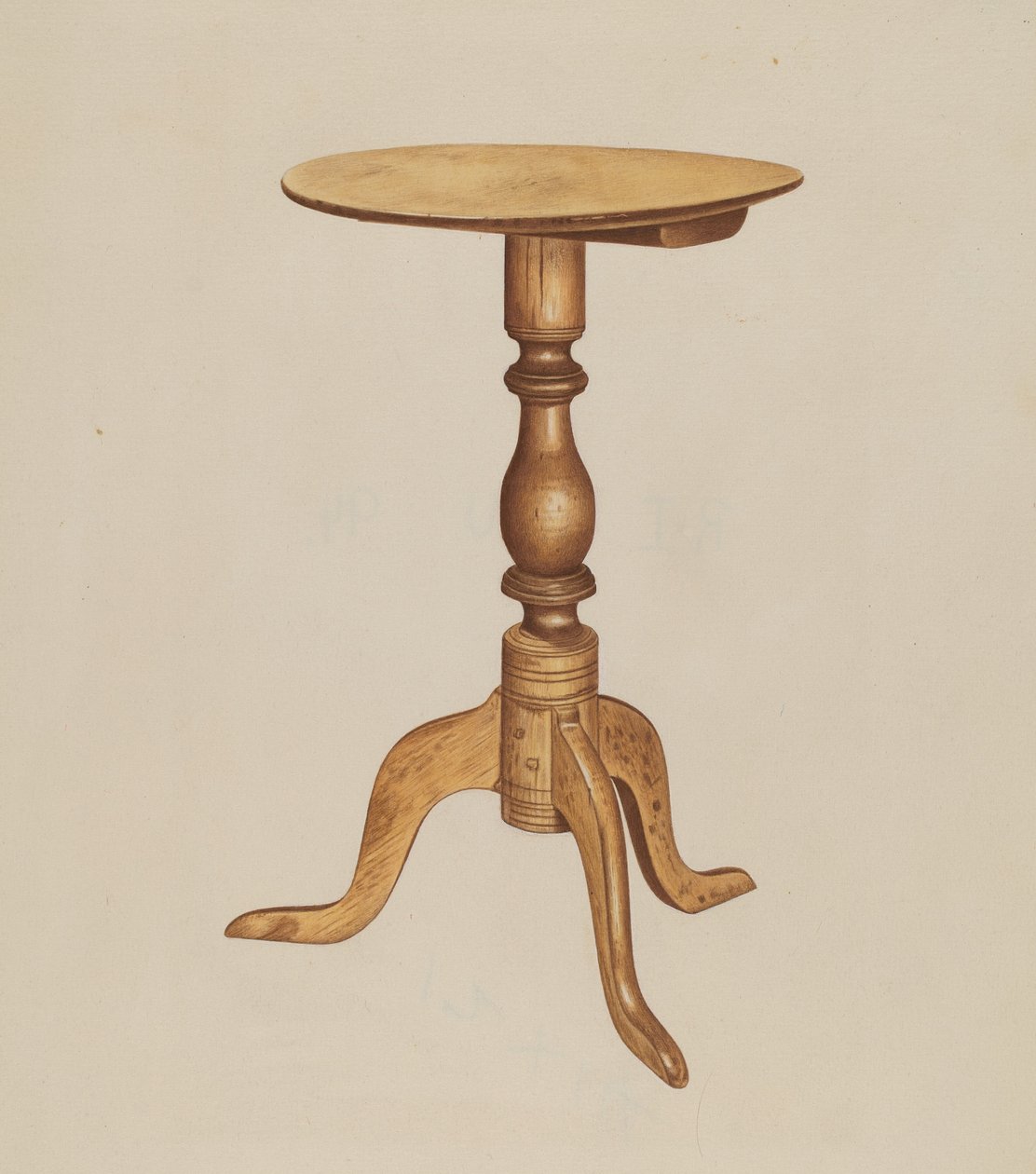 Satunnainen pöytä, c. 1938. tekijältä Michael Riccitelli