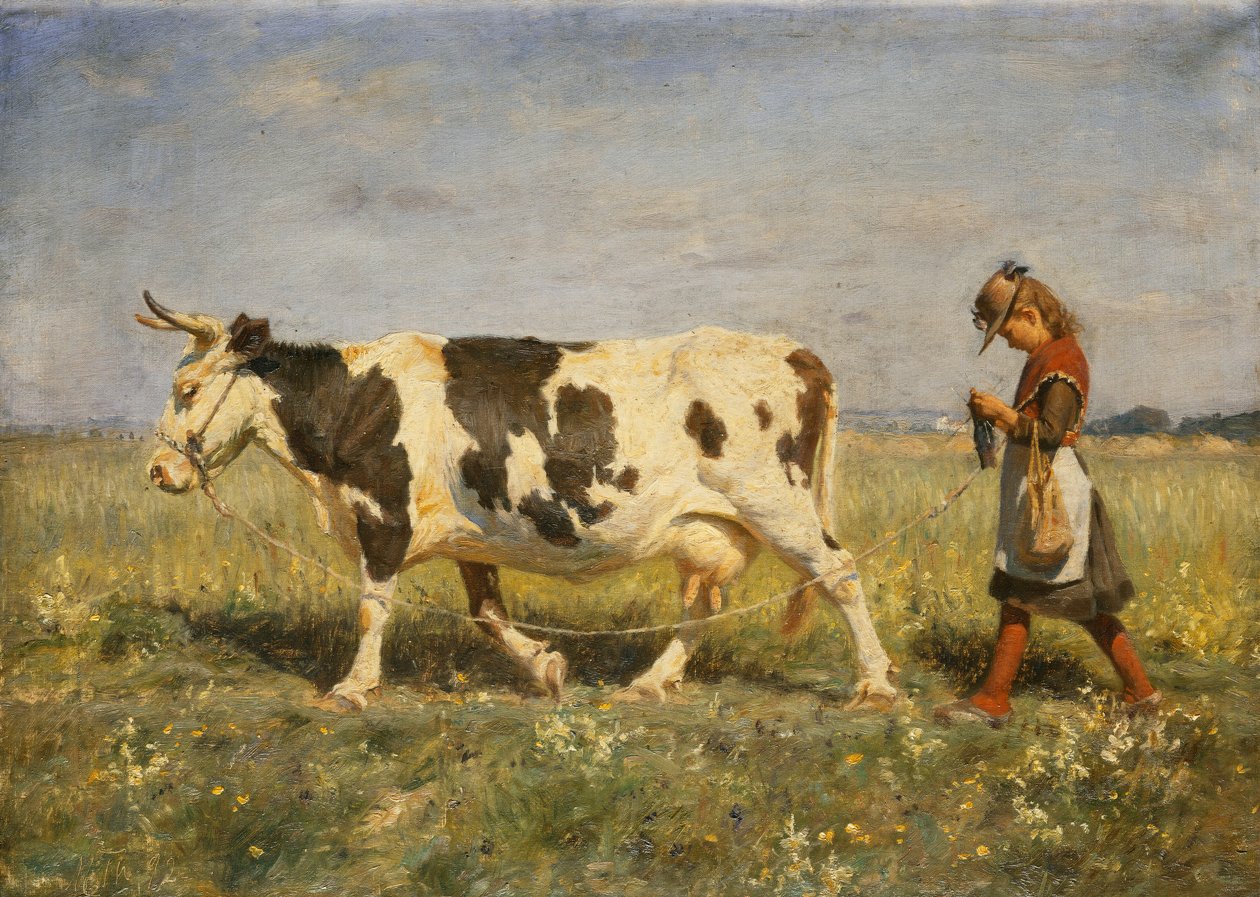 Markkinoille, 1892 tekijältä Michael Therkildsen