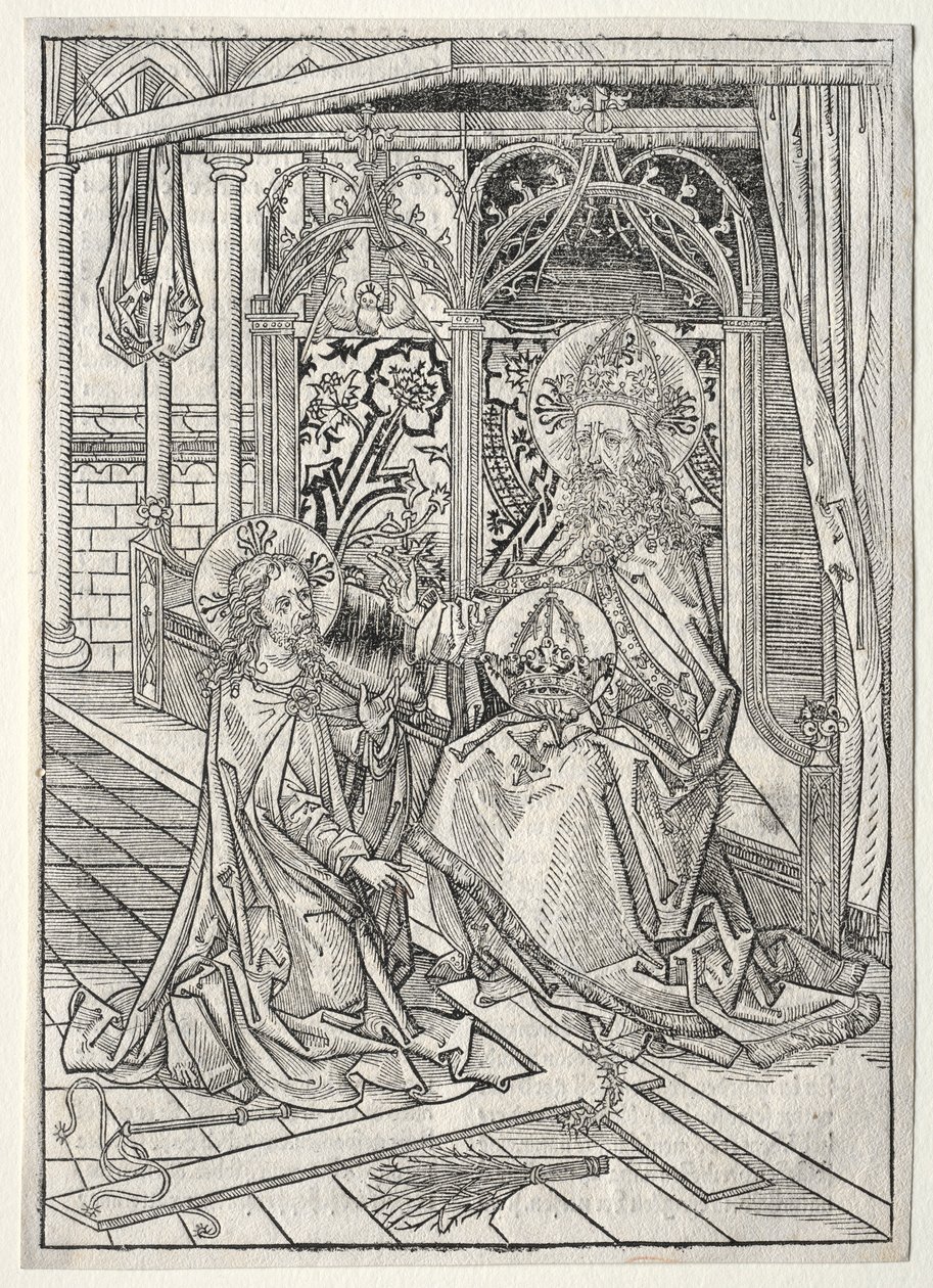 Aarteenvartija: Kolminaisuus, 1491. tekijältä Michael Wolgemut