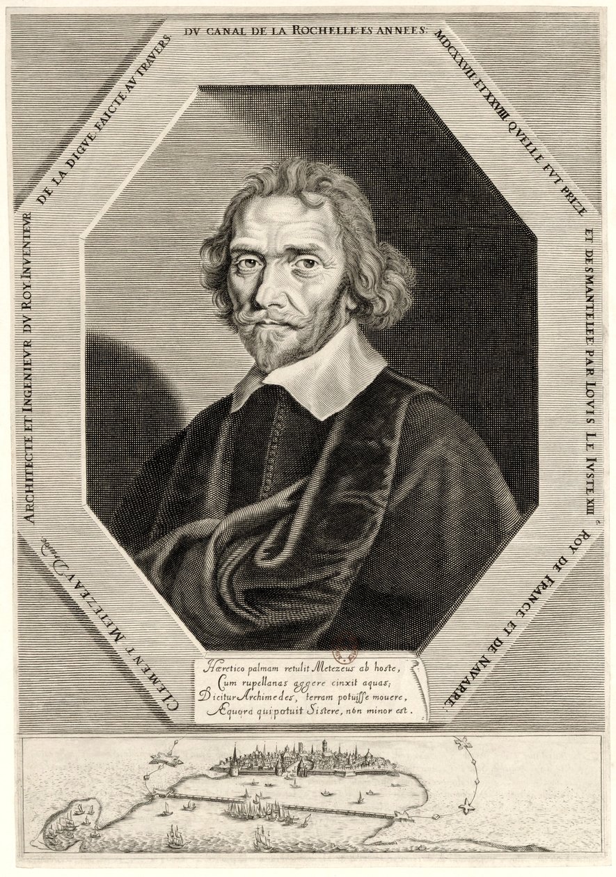 Clément Métezeau (1581 - 1652), ranskalainen arkkitehti tekijältä Michel Lasne
