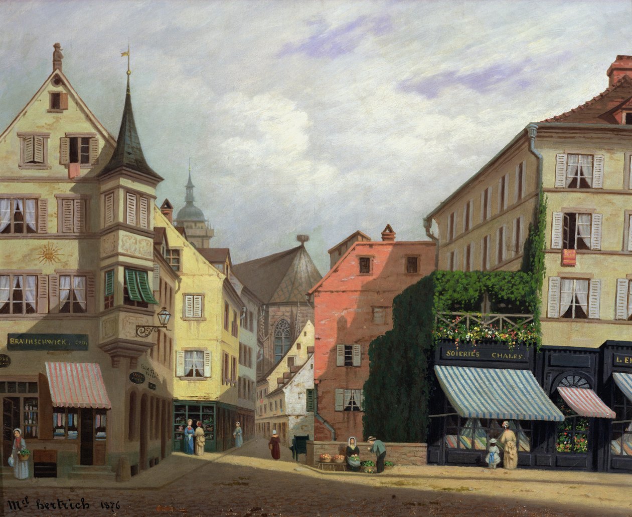 Maison Mathieu, Grand-Rue, Colmar, 1876 tekijältä Michel Hertrich