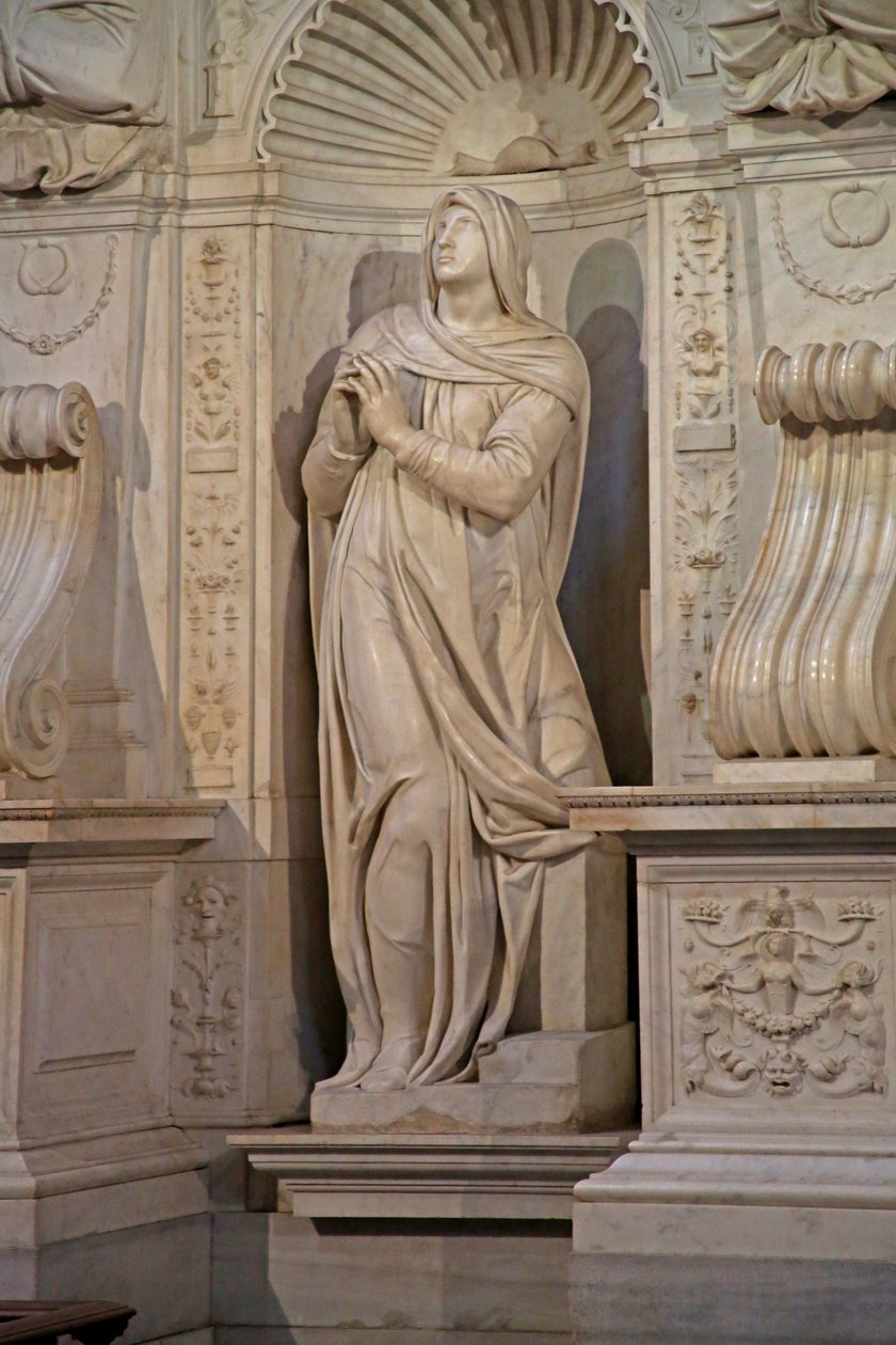 Lea, Julius II:n haudalta, 1515 (marmori) tekijältä Michelangelo Buonarroti