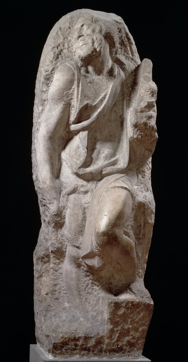 Pyhä Matteus, 1506 (marmori) tekijältä Michelangelo Buonarroti