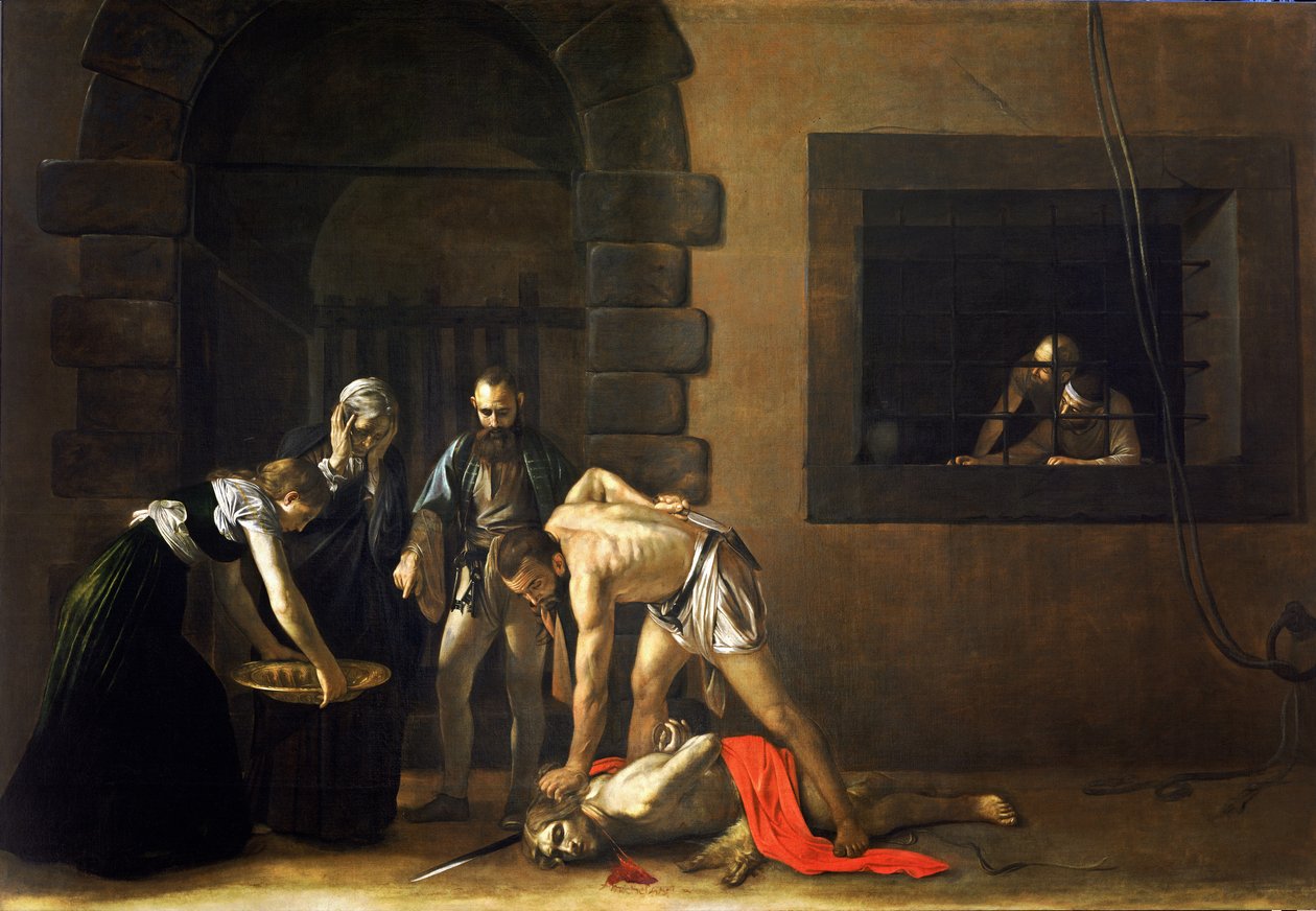 Pyhän Johannes Kastajan mestaruus tekijältä Michelangelo Merisi Caravaggio