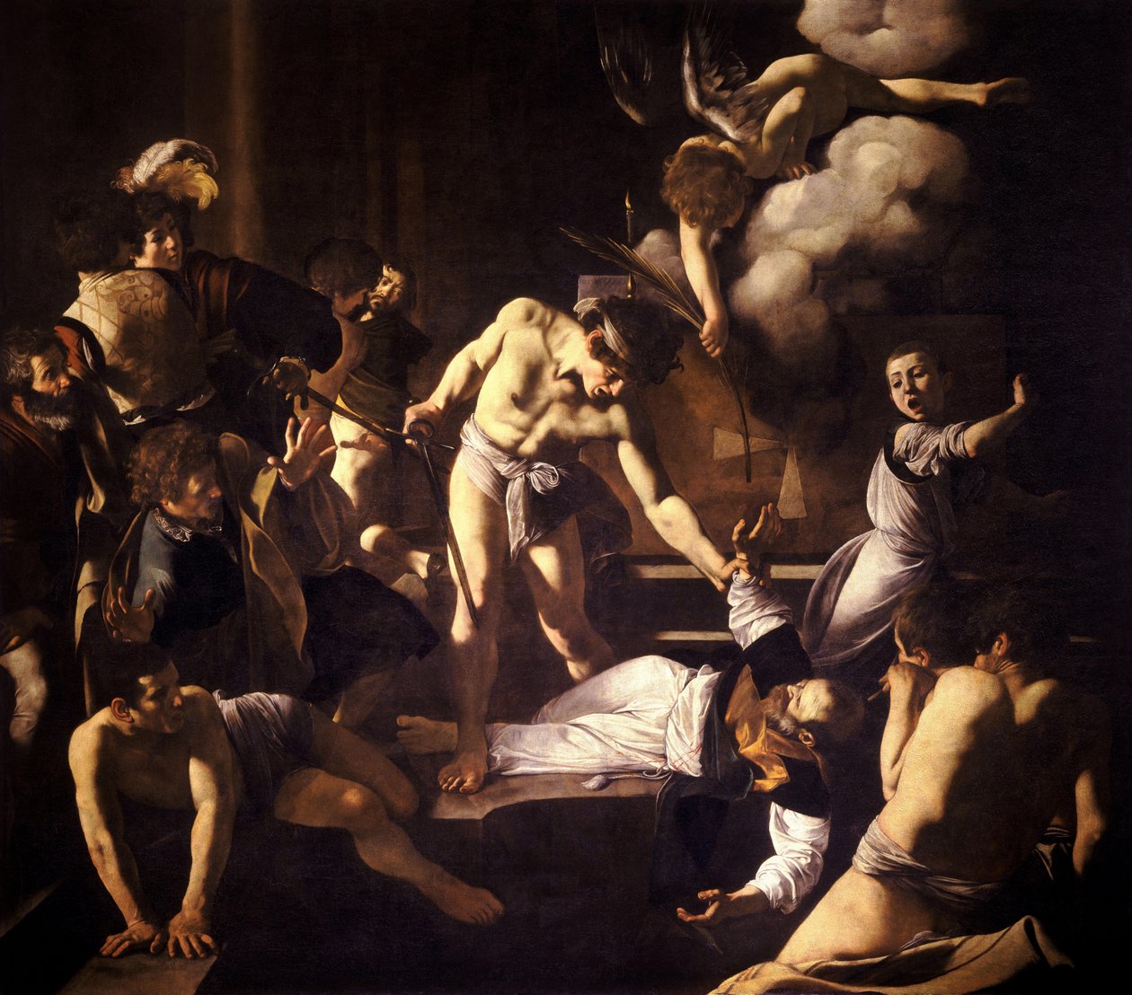 Pyhän Matteuksen marttyyrikuolema tekijältä Michelangelo Merisi Caravaggio