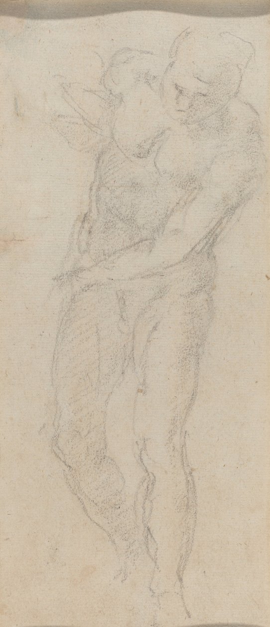 Mies alaston [verso] tekijältä Michelangelo
