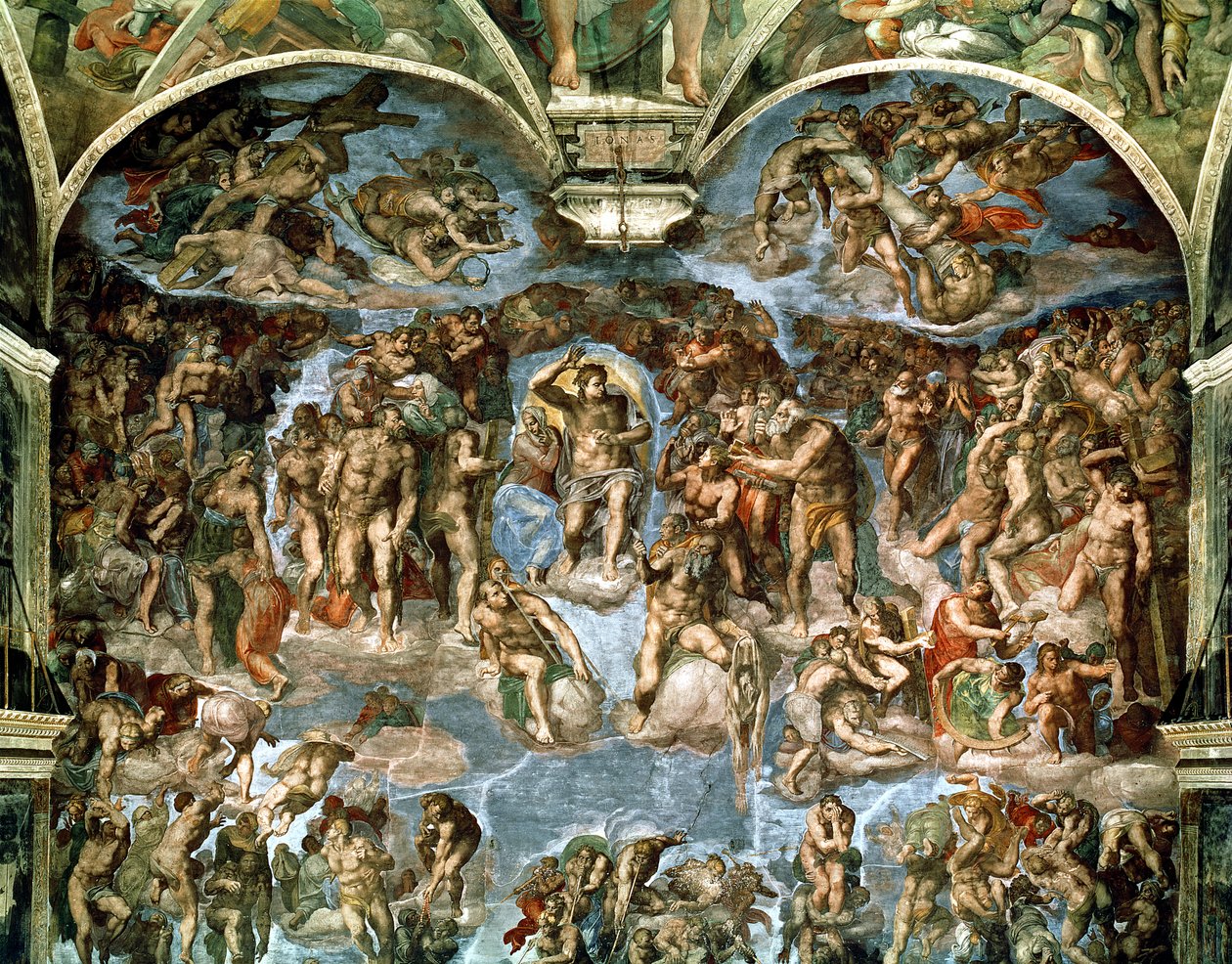 Viimeinen tuomio, Sikstuksen kappelilta tekijältä Michelangelo Buonarroti